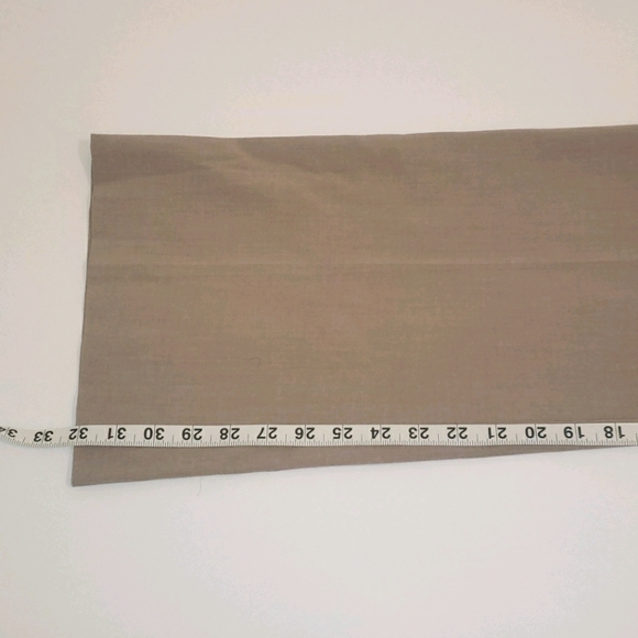 Tahari Wide Leg High Waisted Trousers Khaki Tan Hidden Closure Career Pants 10 - Picture 15 of 16